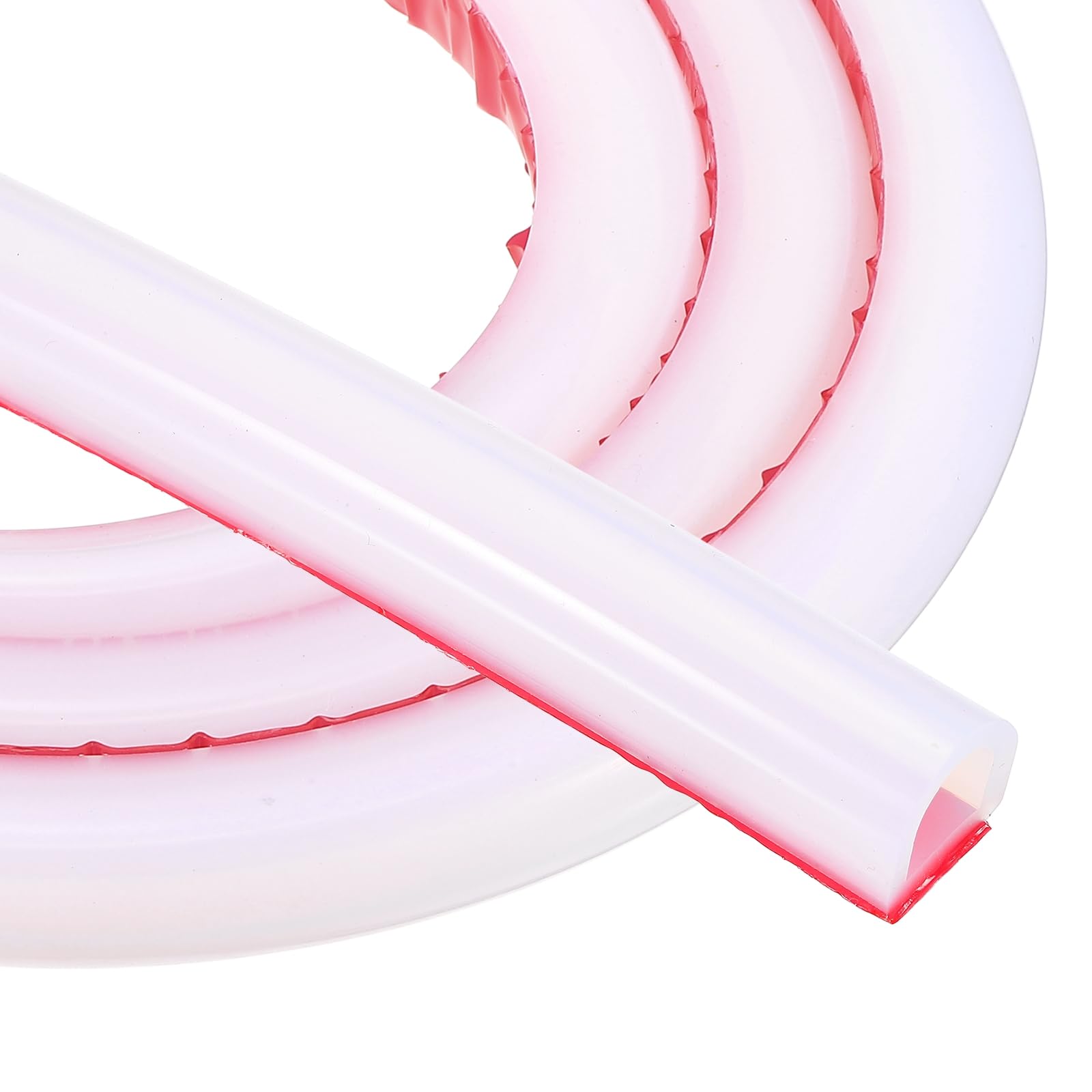 PATIKIL Silicone Weather Stripping 20mm W x 3mm t x 20mm H, 6.6FT/2M Self Adhesive D Shape Weather Stripping Door Seal Strip for Door Frame Window Sealing Large Gap — image 1