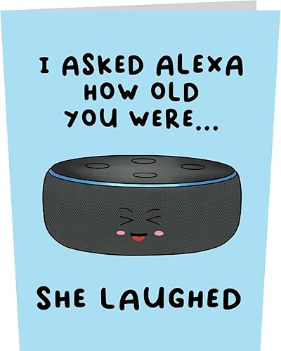 Miniatura 3 de CENTRAL 23 Tarjeta desplegable de Alexa  Tarjetas de cumpleaños desplegables para hombres y mujeres  Tarjetas de felicitación 3D para mamá, papá,