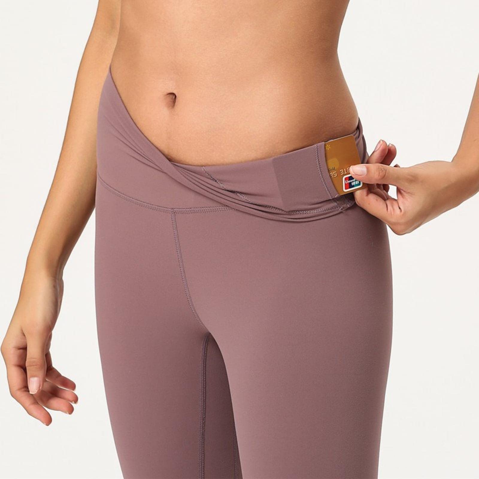 Spodnie do jogi damskie z wysokim stanem - odzież wierzchnia spodnie do jogi, fitness -sport - legginsy do jazdy na rowerze legginsy ze stretchem - spodnie do jogi