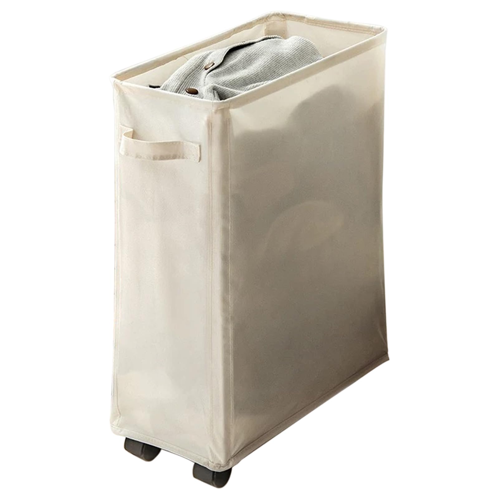 Panier à linge avec des roues pliable pour trier le linge humide sans effort en tissu Oxford