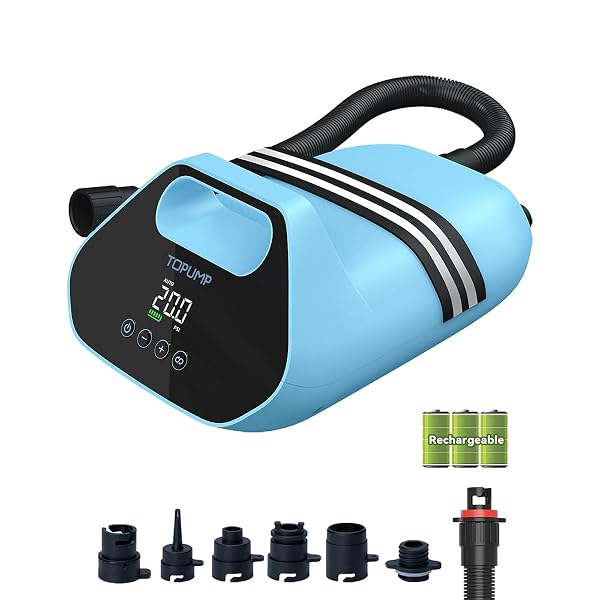 TOPUMP TPS300 SUP Pumpe Elektrisch Akku (20 PSI Hochdruck) Akku-Luftpumpe