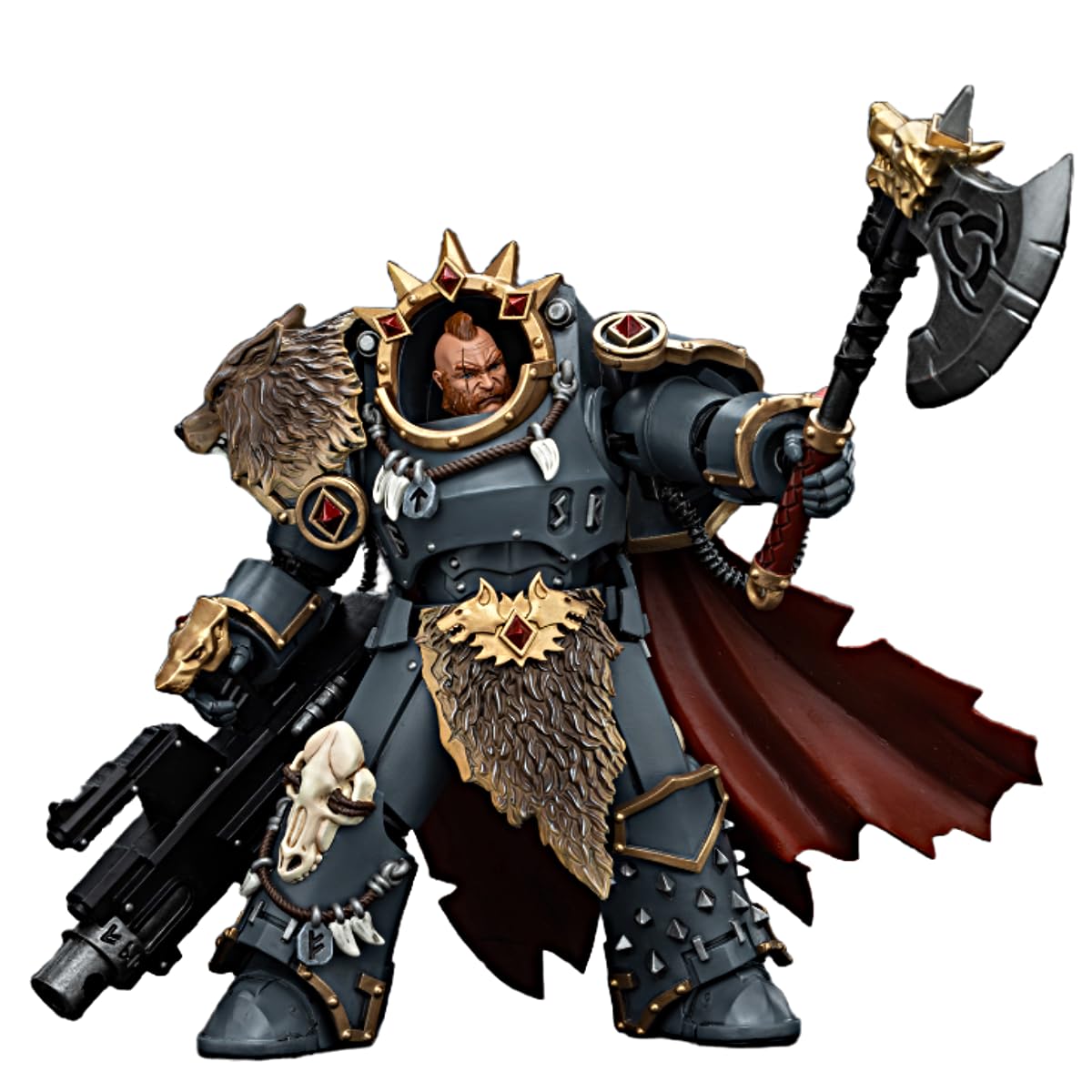 JOYTOY 1/18 Action Figure Warhammer The Horus Heresy Space Wolves Hvarl Red-Blade Pre-Order 5.59-inch Collectible Gifts,Toys for Kids 15+ and Adults