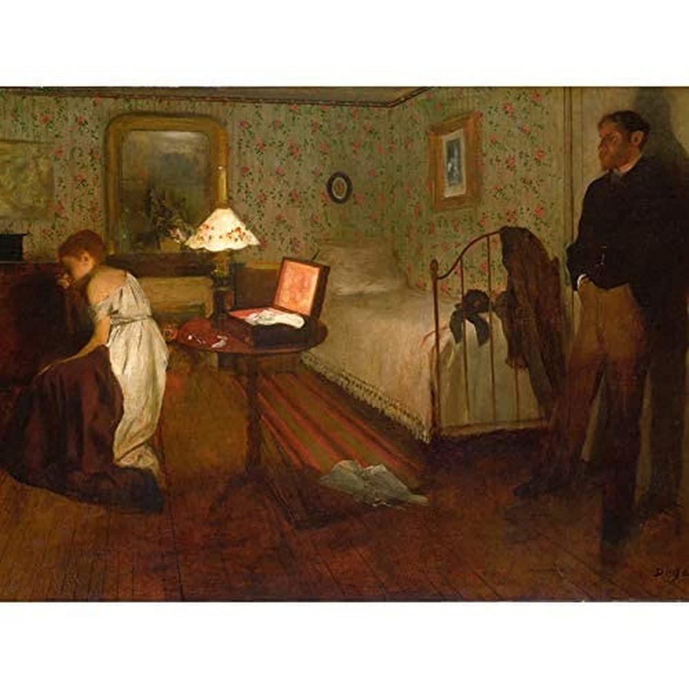 Edgar Degas Kunstdruck auf Leinwand, Premium-Wanddekoration, Poster, Wandbild
