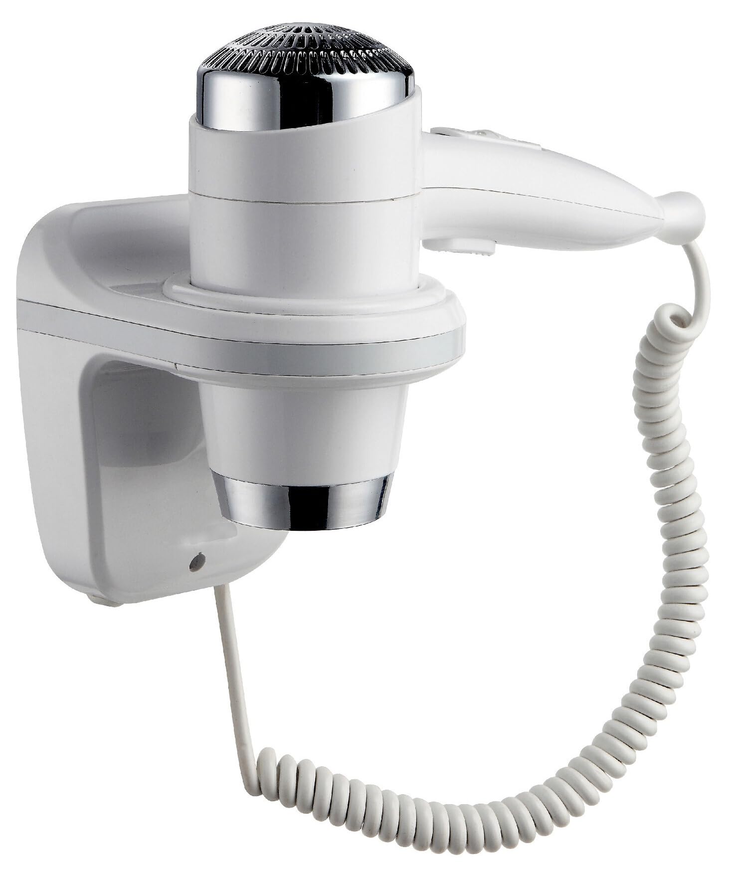 Emco System 2 Haartrockner (Festanschluss, 1600 W, mit Cool-Funktion, mit Wandhalterung) 355913902, weiß, Normal