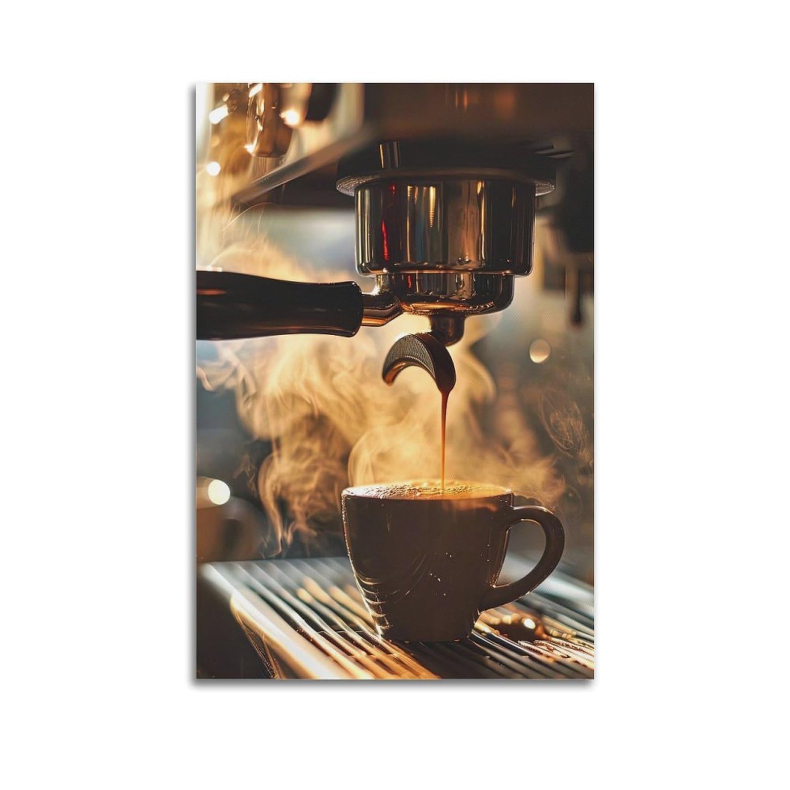 OKAHYS Vintage Coffee Machine Artwork Poster Decorative Painting Canvas Wall Artworks Picture 24x36inch(60x90cm)
