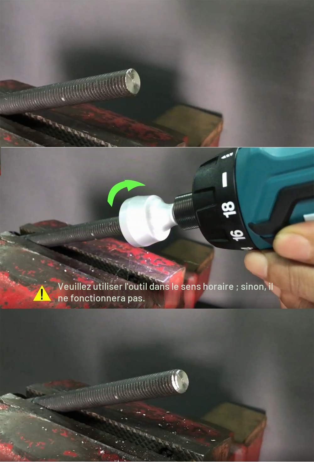 Outil d'ébavurage à chanfreiner externe, avec lame HSS, foret d'ébavurage, outils de retrait rapide tige pour 3 mm-19 mm