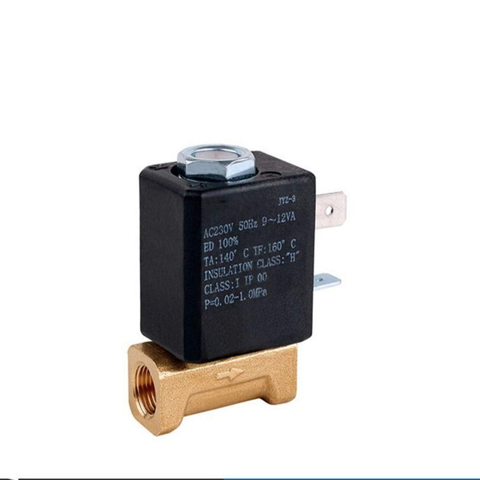 Válvula solenoide 2/2 vías evita fugas de agua y vapor