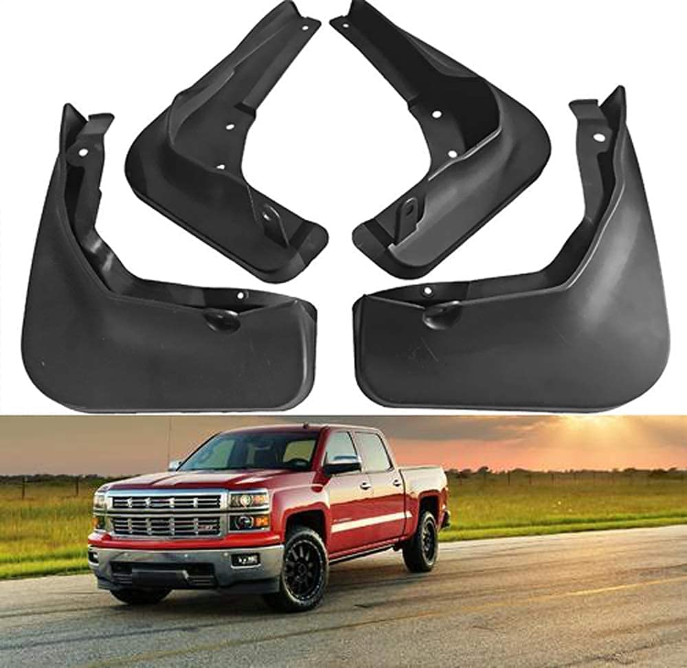 Buy 4 X Car Mud Flaps for Chevrolet Silverado 1500 3500 20152017