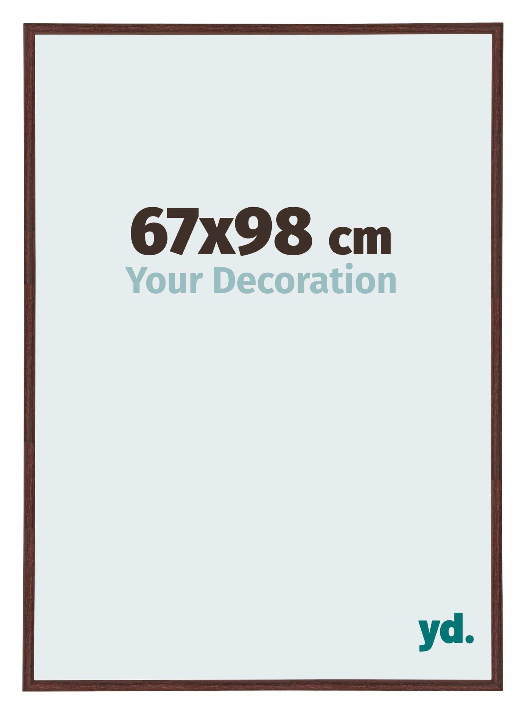 Your Decoration - Puzzle frame 67x98 - Brown - Puzzle frame 1500-2000 Pieces - Plastic Photoframe - Annecy