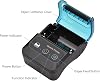 Thermal Receipt Printer 58 mm Mini Portable Thermal Printer Pocket Printer with 11 Rolls of Thermal Paper USB Connection and Wireless BT for Office Supermarket Restaurant