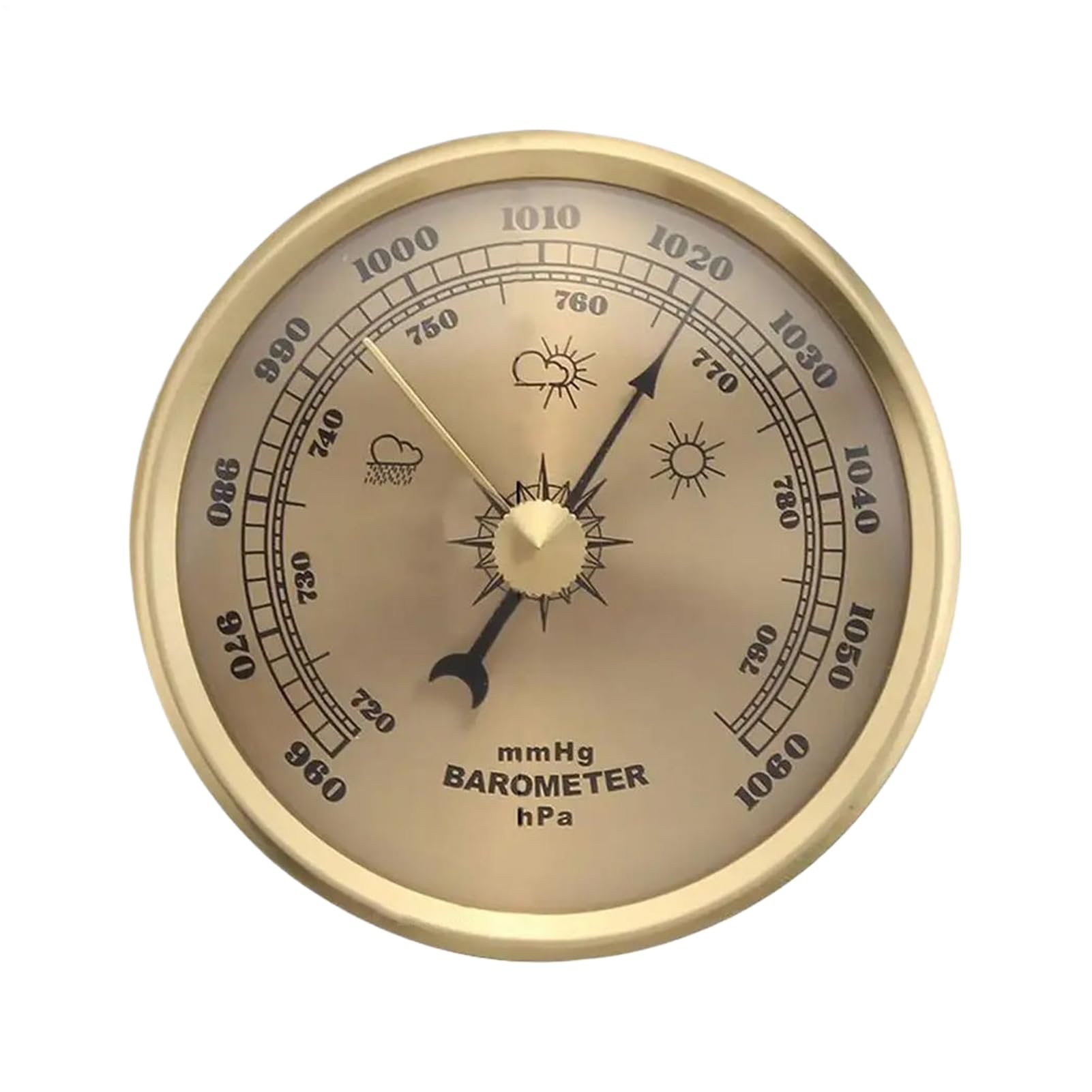 Outdoor Barometer - Wetteranzeige für Draußen,Tragbarer Barometer für Angeln Surfen Wandern Camping Bootfahren Jagdaktivitäten Unisex | Angelausrüstung Seen
