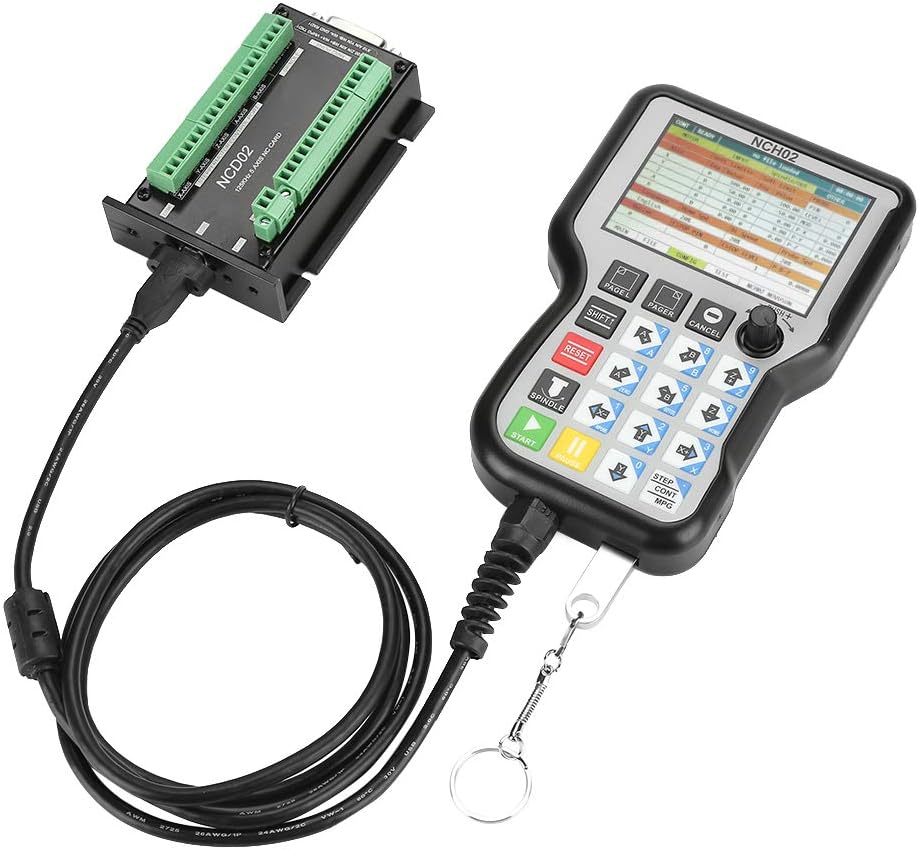 Fafeicy NCH02 USB CNC Motion Control System, Axis Controller Board, for Most Machine Tool System (3 Axis), Sport Control