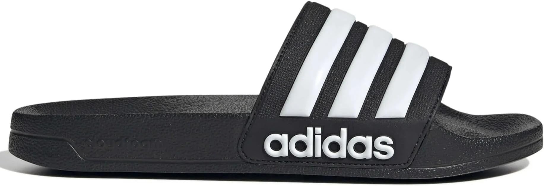 [adidas] Slide Adilette Shower Slides Beach & Pool U Slipper Black/White 37 1/3 EU