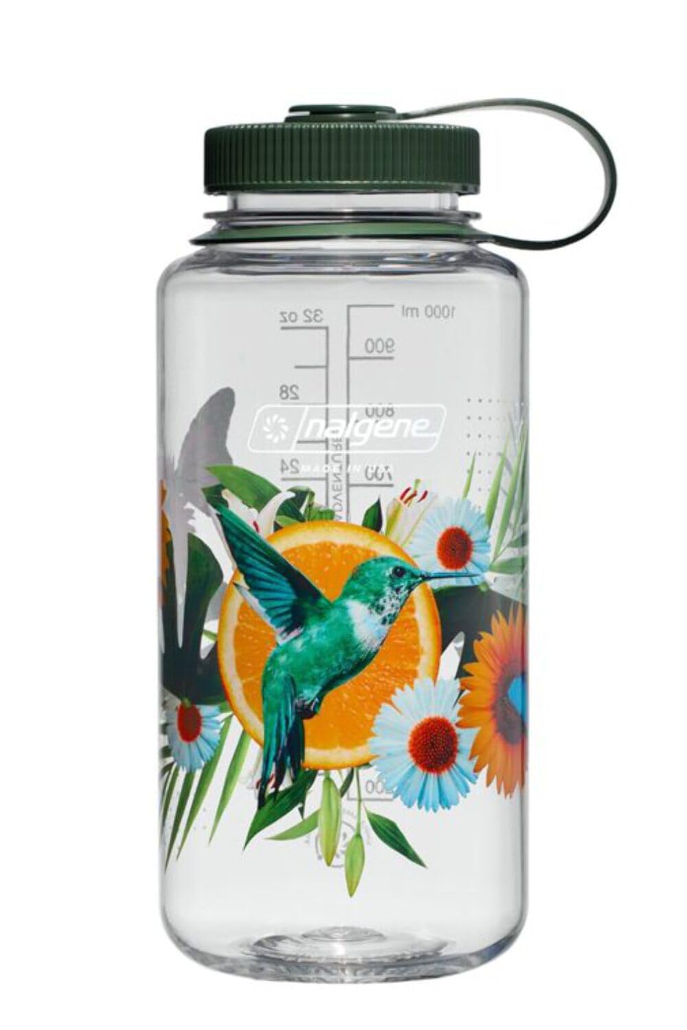 NALGENE 32 oz Wide Mouth Citrus Hummingbird Sustain