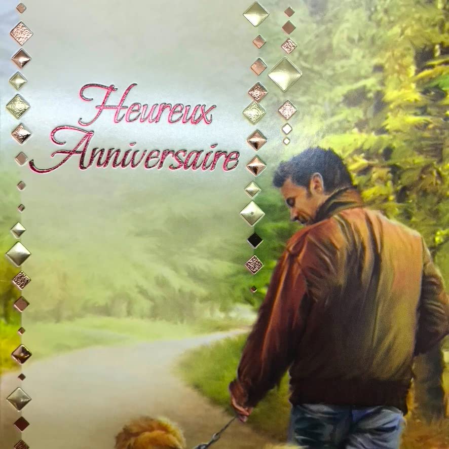 15-6469 Carte Heureux ANNIVERSAIRE Avec Porte-billet