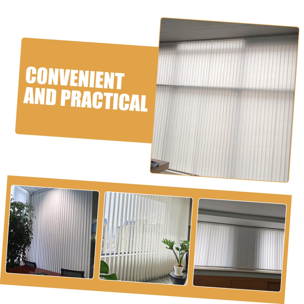 RORPOIR 2pcs Vertical Blind Repair Replacement for Window Blinds PVC Material Easy Install
