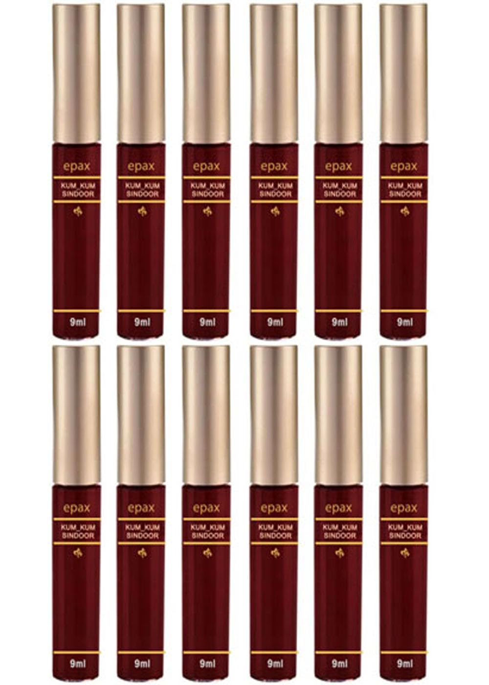 Liquid Sindoor For Women | Long-Lasting, Smudge-Proof & Skin-Friendly | Ideal for Regular Wear, Weddings, Festivals & Traditional (Maroon Pack of 12)-picture-49