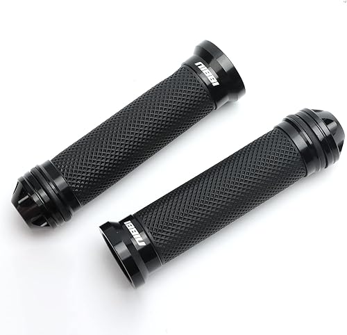Miniatura 6 de NIBBI Empuñaduras de mano para motocicleta, manubrio de aluminio CNC de carreras y goma suave, empuñaduras de mango de 78 pulgadas para ATV GY6