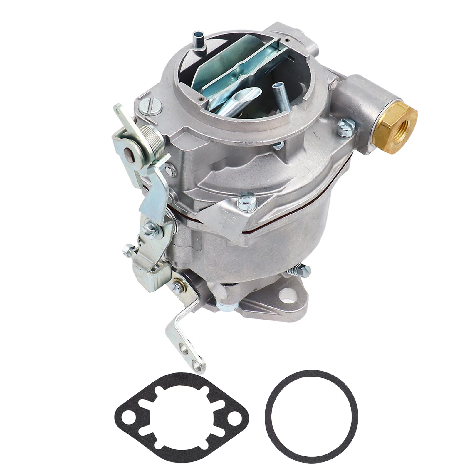 Photo 1 of ***MISSING PARTS - SEE NOTES/PHOTO***VergasRetor 1 Barrel Carburetor for Rochester BV 292 Engines 1963-1967 Chevrolet Pickup Truck 292 ci 4.8L 6 Cyl Chevy GMC Carb with Manual Choke Replace 7023013