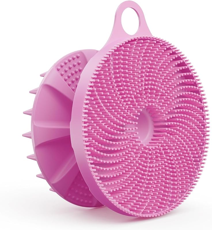 Escova 2 em 1 para banho BEAUTAIL de silicone para corpo e couro cabeludo