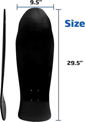 Miniatura 2 de Tabla de monopatín Old School Styles Retro 1980's Designs 8 Layer Maple Decks cóncavos y Kicktails Incluye cinta de agarre negra, úsalos o pintarlos