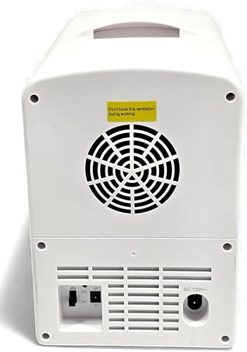 Miniatura 8 de Frigidaire 9-Can or 6L Light Up Mini Fridge White, Retro Design, Includes 110v home power cord & 12V DC car adapter, 48-Watt - EFMIS209-WHITE (V2