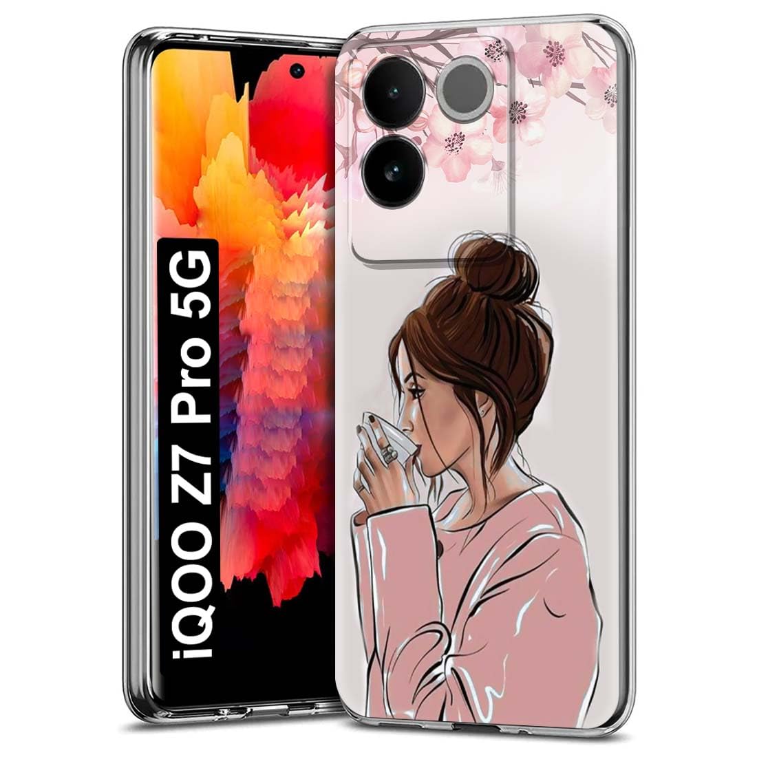 Fashionury Designer Case for iQOO Z7 Pro 5G Back Cover for iQOO Z7 Pro 5G Printed Back Cover -D0052 (B0CK81MHXV) Amazon Price History, Amazon Price Tracker