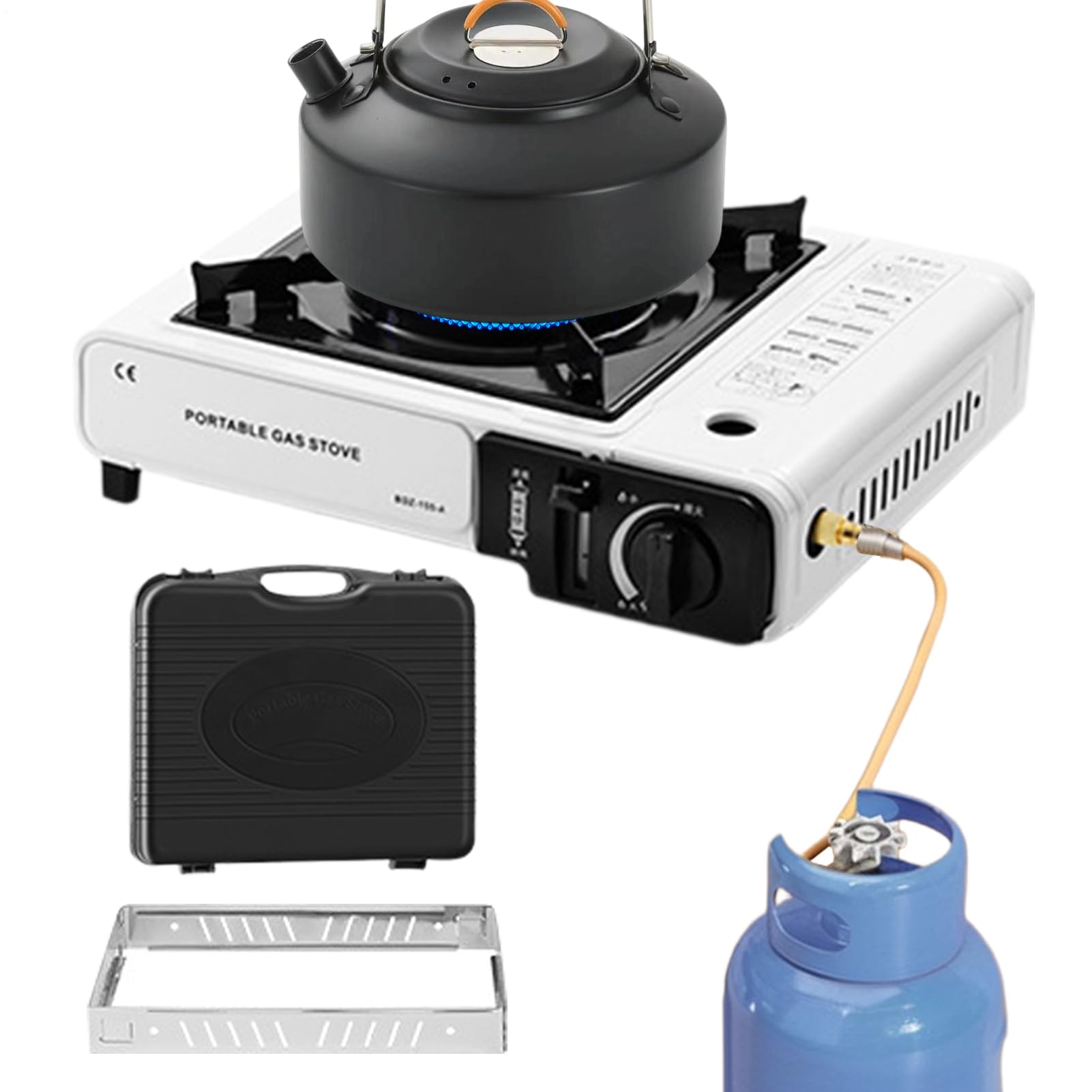Réchaud de camping compact pour cuisiner sans encombrement en randonnée et plein air