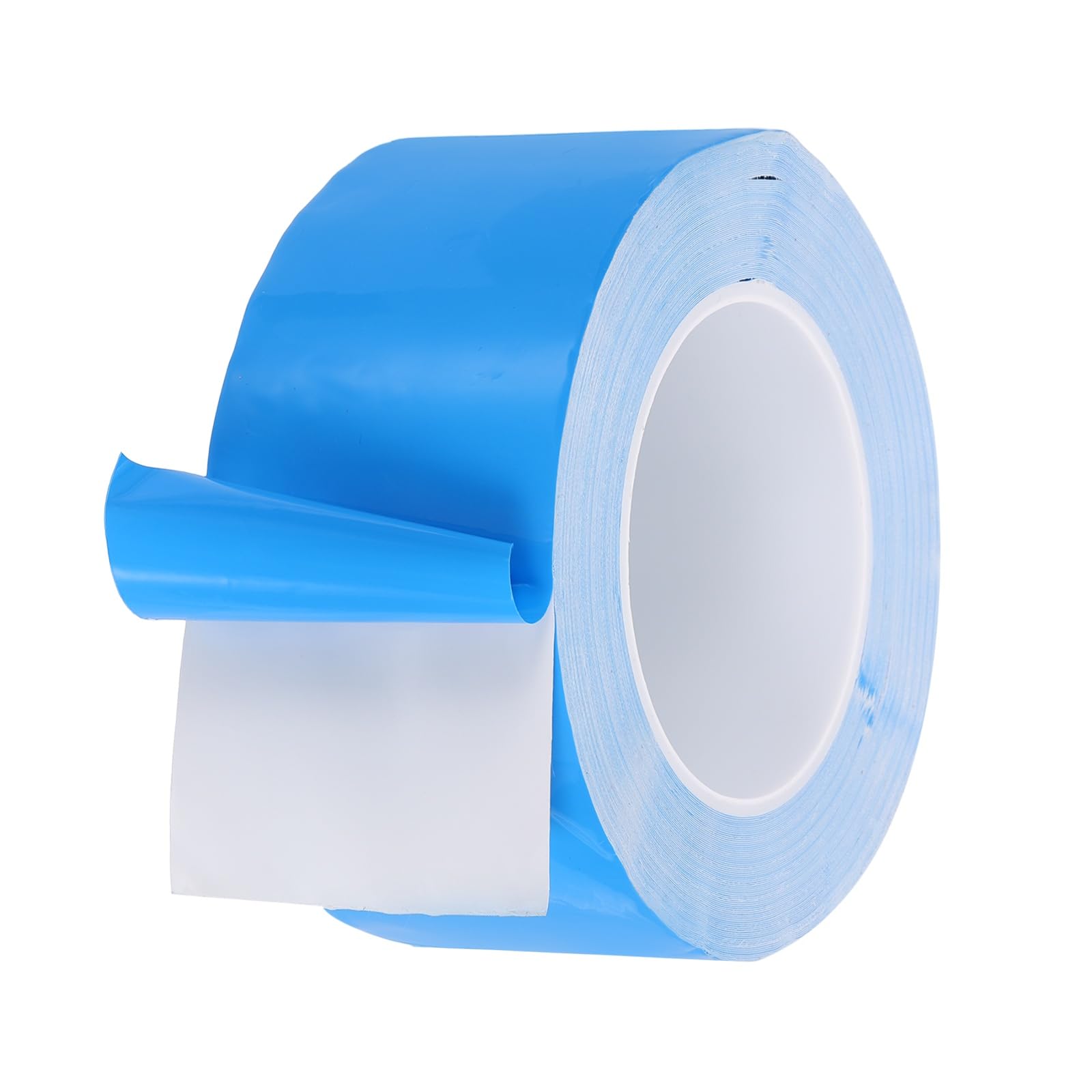 sourcing map Thermal Adhesive Tape, 25m x 60mm x 0.25mm Double Sided Thermal Tapes Conductive Tape Electrically Insulated for Coolers LED Strips Heat Sink Computer CPU GPU, Blue