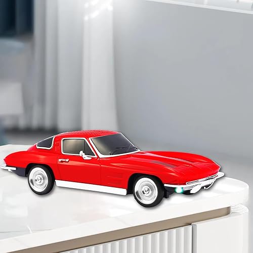 Miniatura 7 de WS-1969 Retro Sports Car Bluetooth Replica Altavoz - Modelo inalámbrico portátil con sonido HD, emparejamiento estéreo TWS, radio FM, reproducción