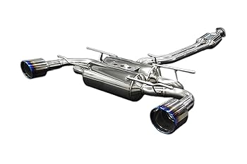 柿本改fk8ステンレスデュアルマフラー ブルーグラデーション 手渡し限定』柿本改Class KR Dualセンターチタンフェイステール