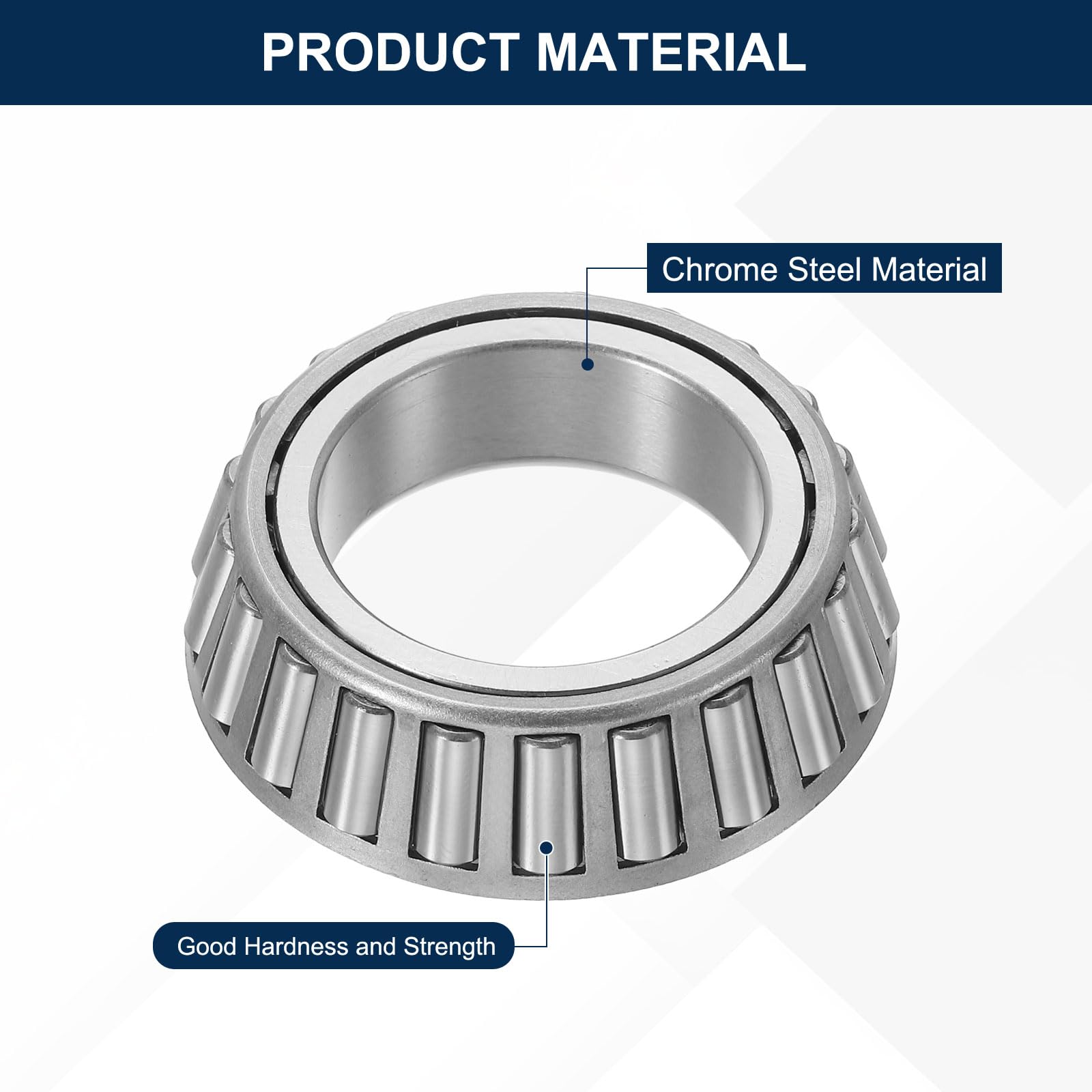 sourcing map LM78349 Kegelrollenlagerkegel, 3,5 cm Bohrung x 5,6 cm OD x 1,7 cm dick, Chromstahl-Kegellager, ABEC-3