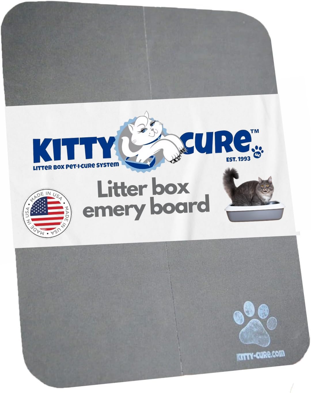 KITTY CURE Litter Box Nail File Mat