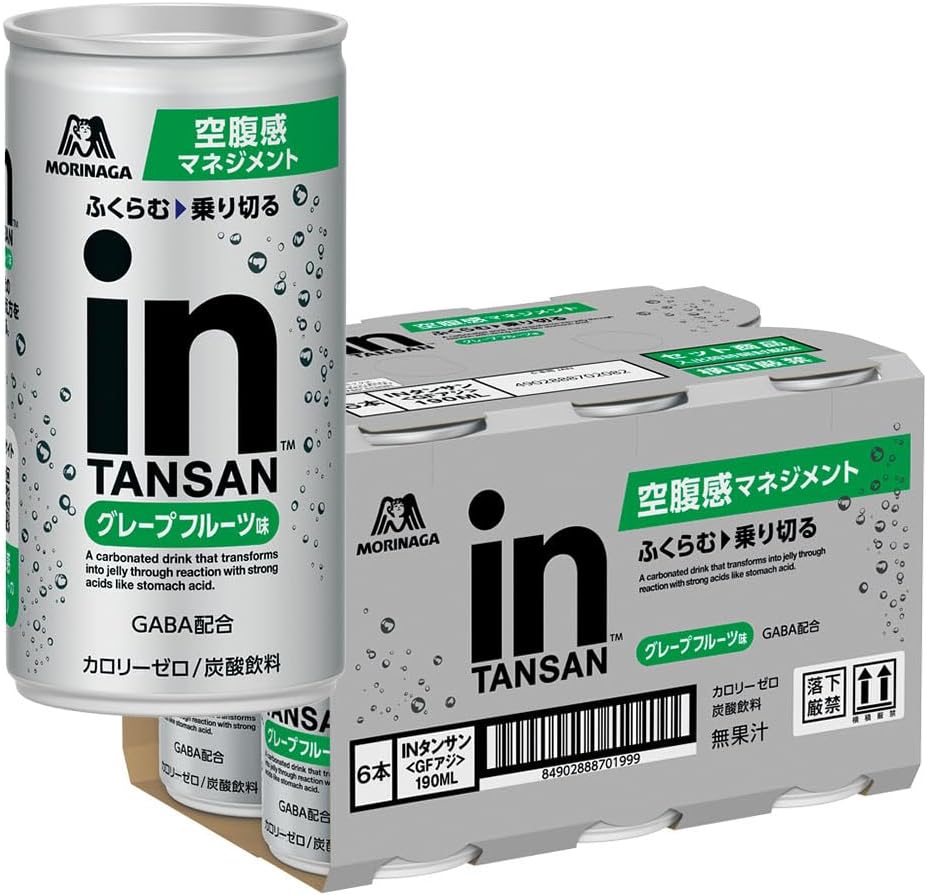 -51%【699円 (116円/本)】[PR] 森永製菓 inタンサン ドライ＜グレープフルーツ味＞ 190ml×6本