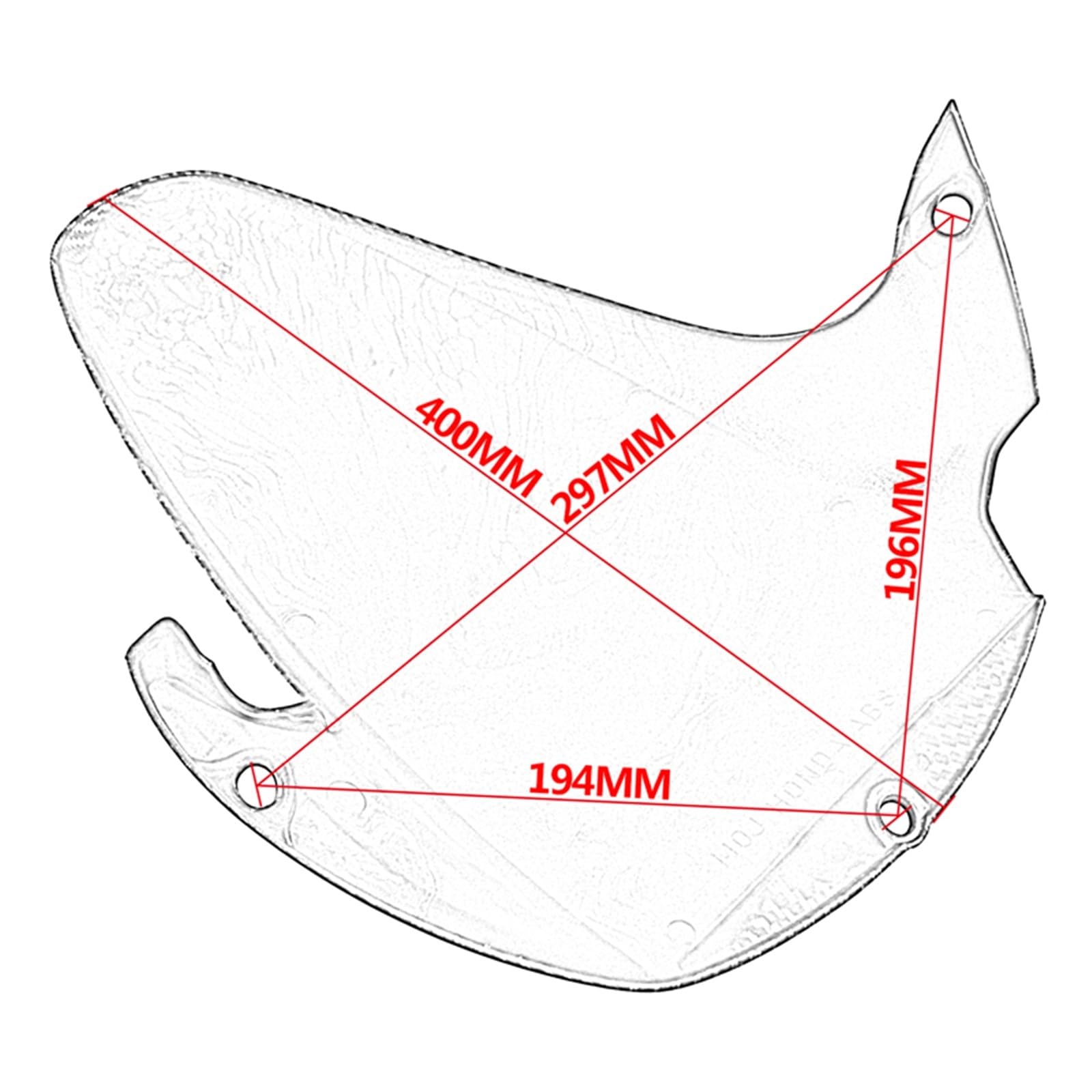 Parafango Posteriore Per CBR954RR Fireblade 2002 2003 | Guidare sotto la pioggia riduce significativamente la quantità di fango e acqua che si accumula sui cerchi, facilitandone la