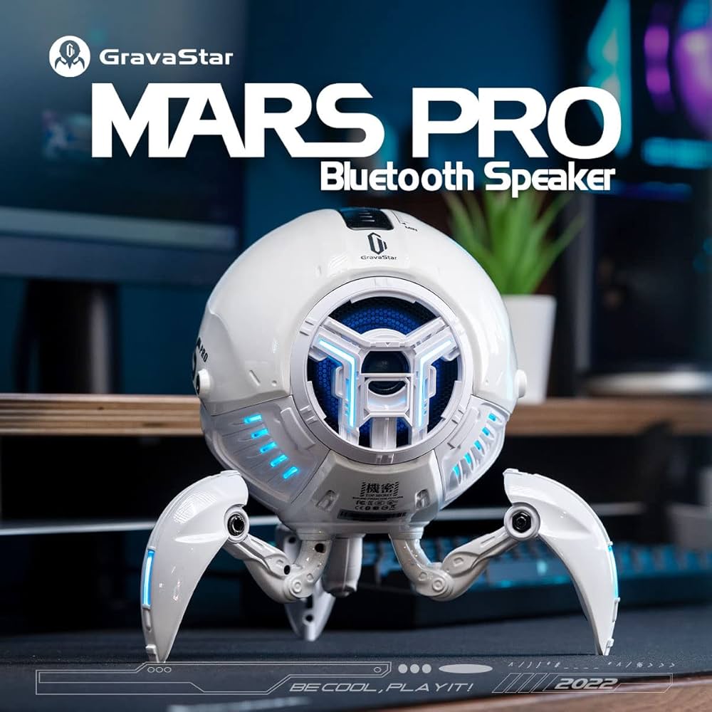 Gravastar Mars Pro Bluetooth Speakers, 15H Playtime, Stereo