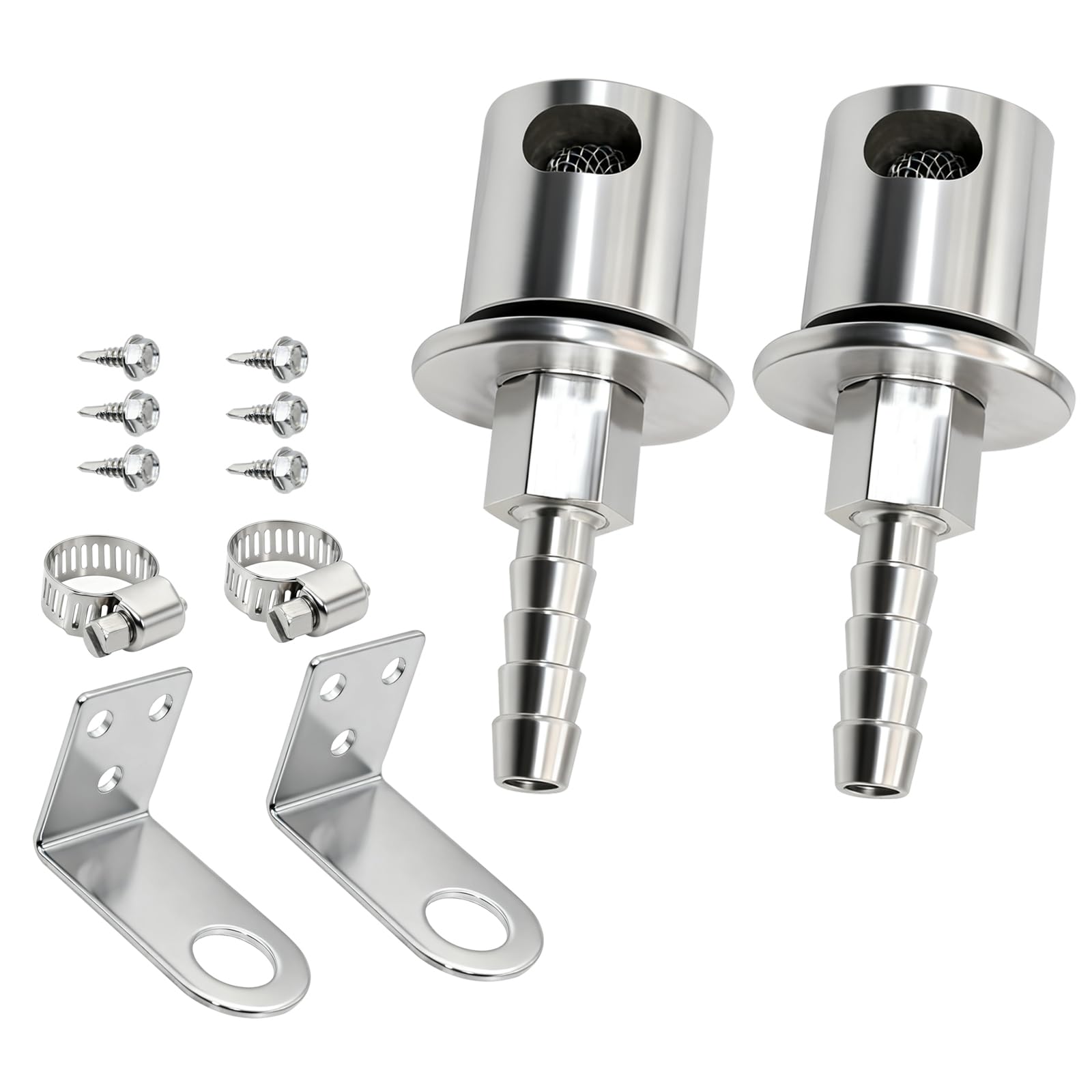 Alsoyixia Remote Mount Vent Valve for Fuel Tanks (2-Pack)