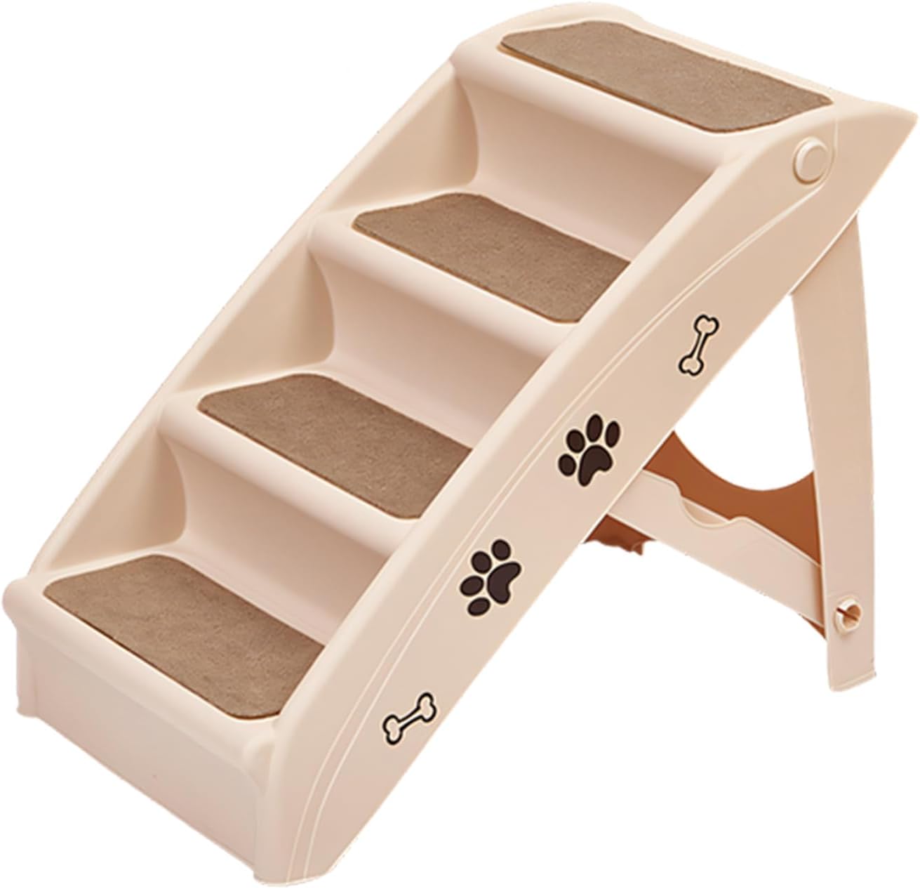 Compact Pet Stairs Foldable for Space Saving Heavy Duty Ramps Helps Pets Climb Safely Everywhere Thin Pet Procedures