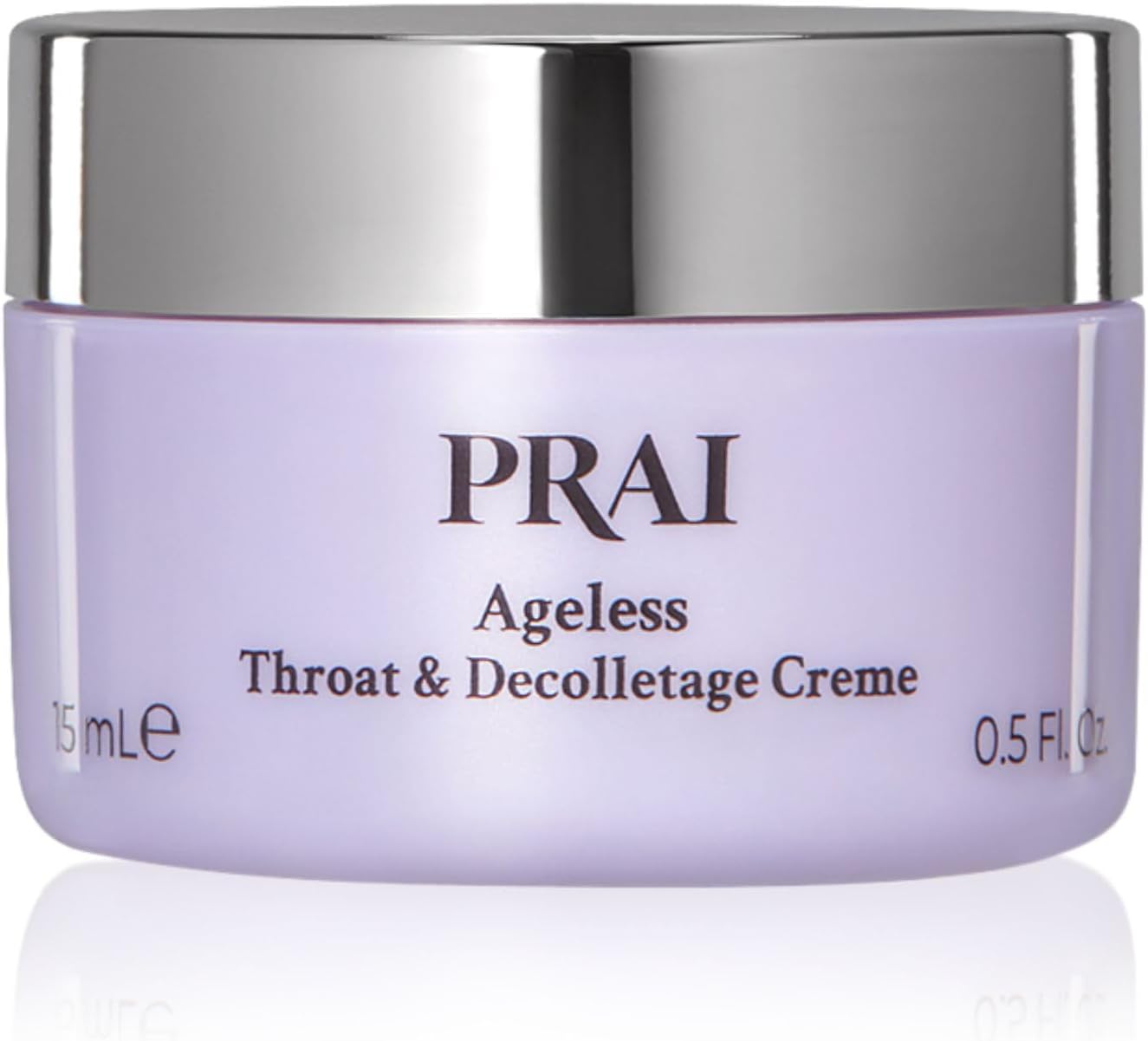 PRAI Beauty - Ageless Throat & Decolletage Crème for Face Care, Premium Skincare Hydrolyzed Collagen Neck Cream with Hyaluronic Acid & Shea Butter, Anti Aging Face Cream | 15ml