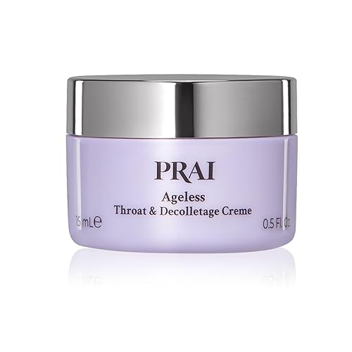 PRAI Crema para el cuello para tensar y reafirmar la belleza | Crema reafirmante para el cuello que aumenta la elasticidad | Crema para tensar el
