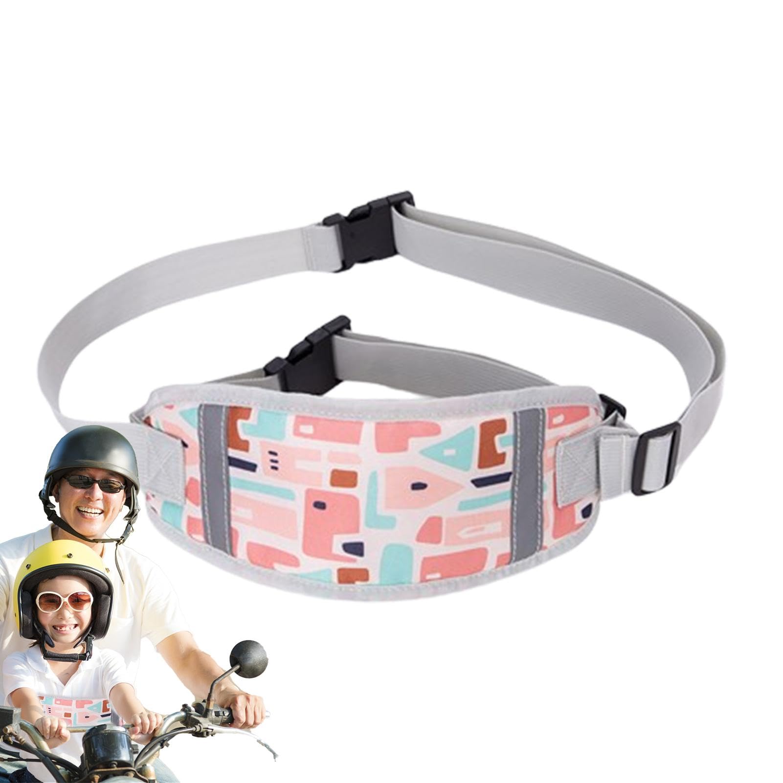 Battery Car Straps | Motorcycle Child Safety | Reflective Harness | Sturdy Riding Belt, Kids Motorcycle Gear, Reflective Child Straps, Multifunctional Motorcycle Harness, Breathable Harness for Kids