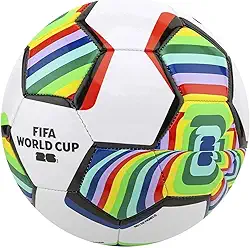 BOLA FUTEBOL FIFA Mundial Copa 2026 | LICENCIA FIFA® (Blanco-turquesa-Naranja, N°5