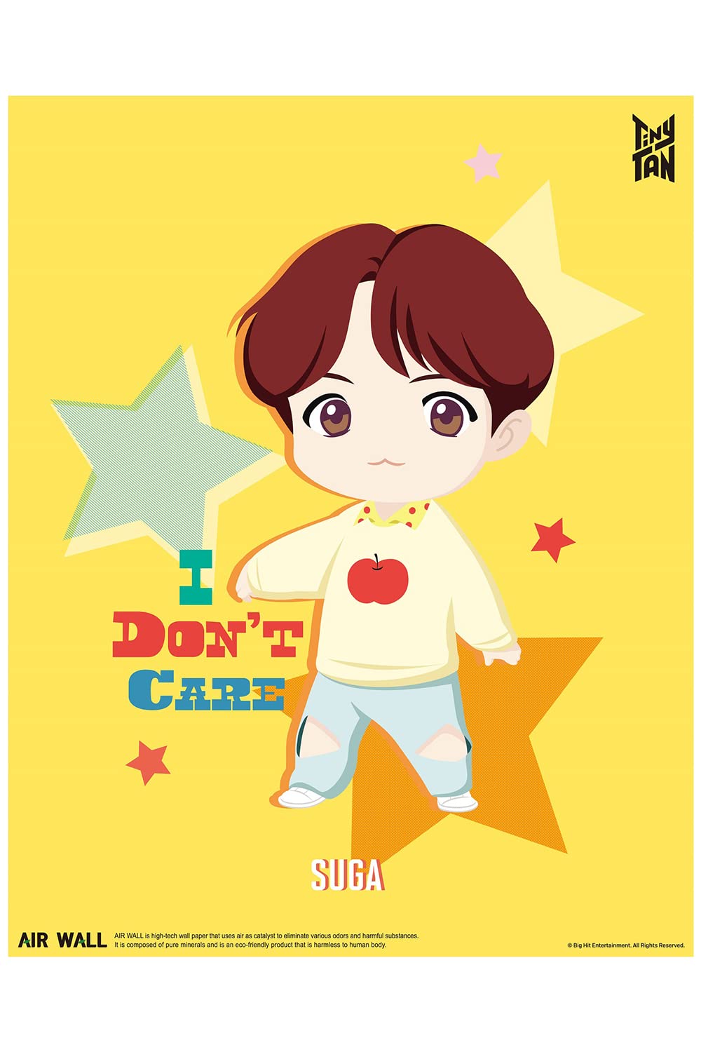 Amazon.com: DYNAMART BTS TinyTAN SUGA Wall Posters Art Poster