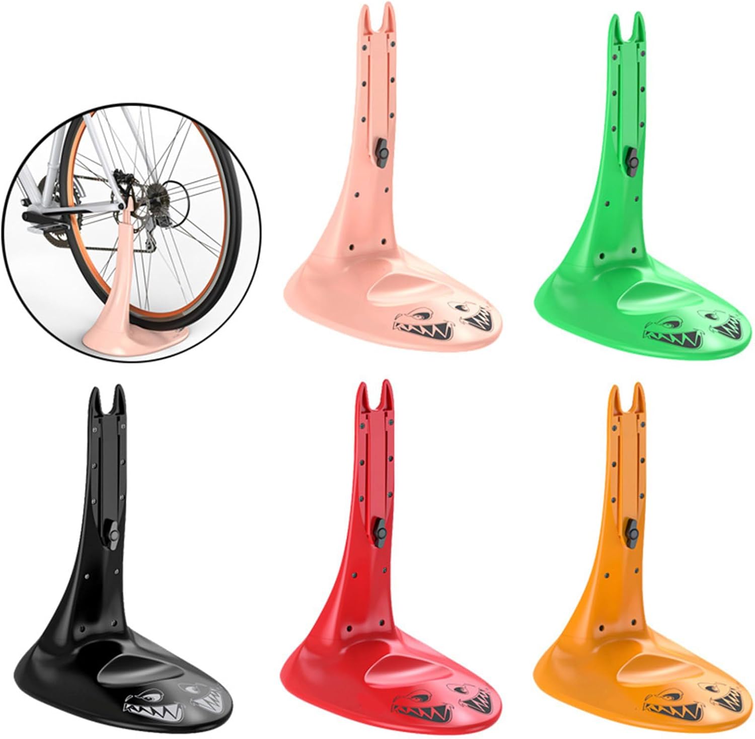 Light Weight Bicycles Parking Rack Bicycles Front Wheel Stabilize Stand for Cycling Enthusiasts and Event Organizers Bike Shop Display Stand