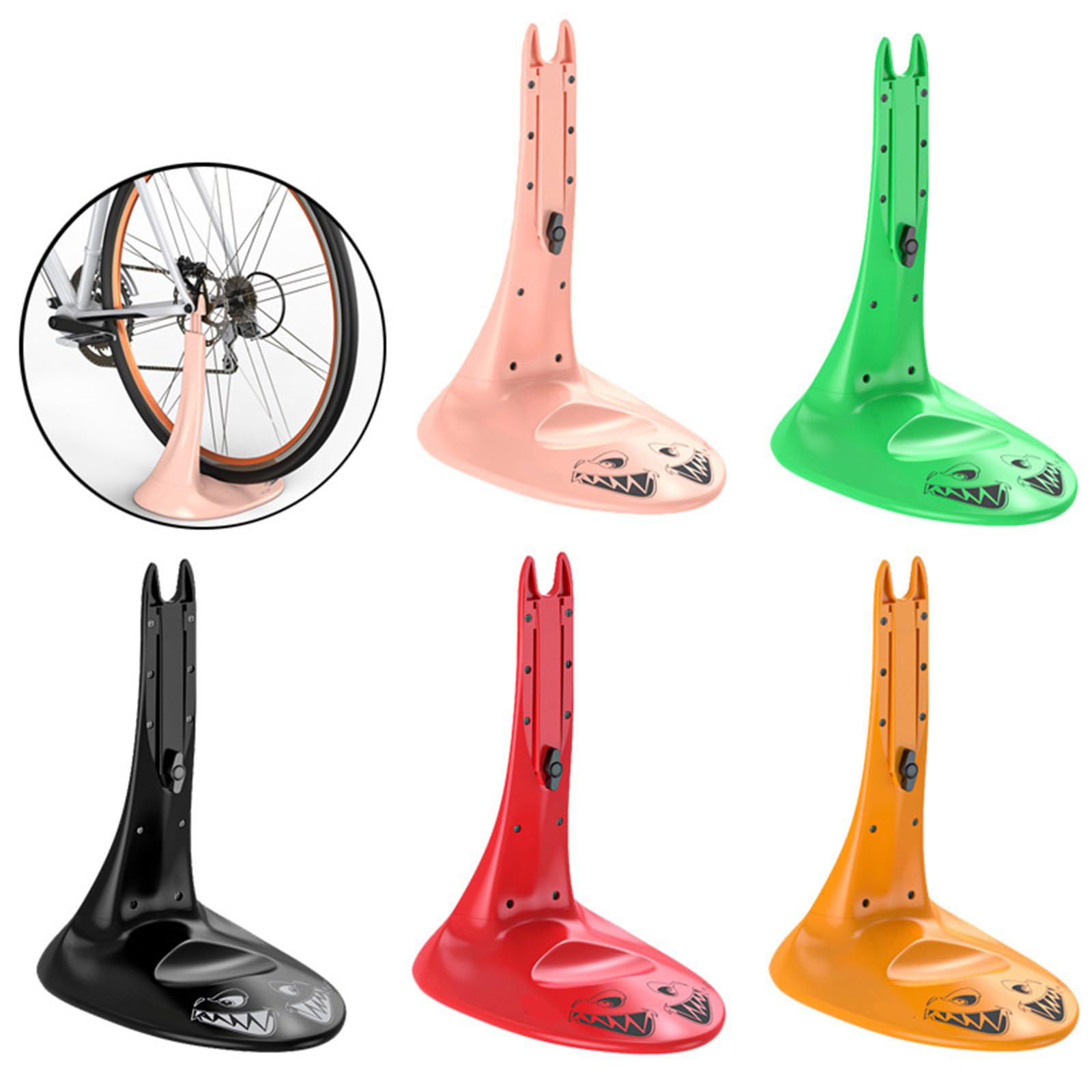 Shurhome Light Weight Bicycles Parking Rack Bicycles Front Wheel Stabilize Stand for Cycling Enthusiasts and Event Organizers