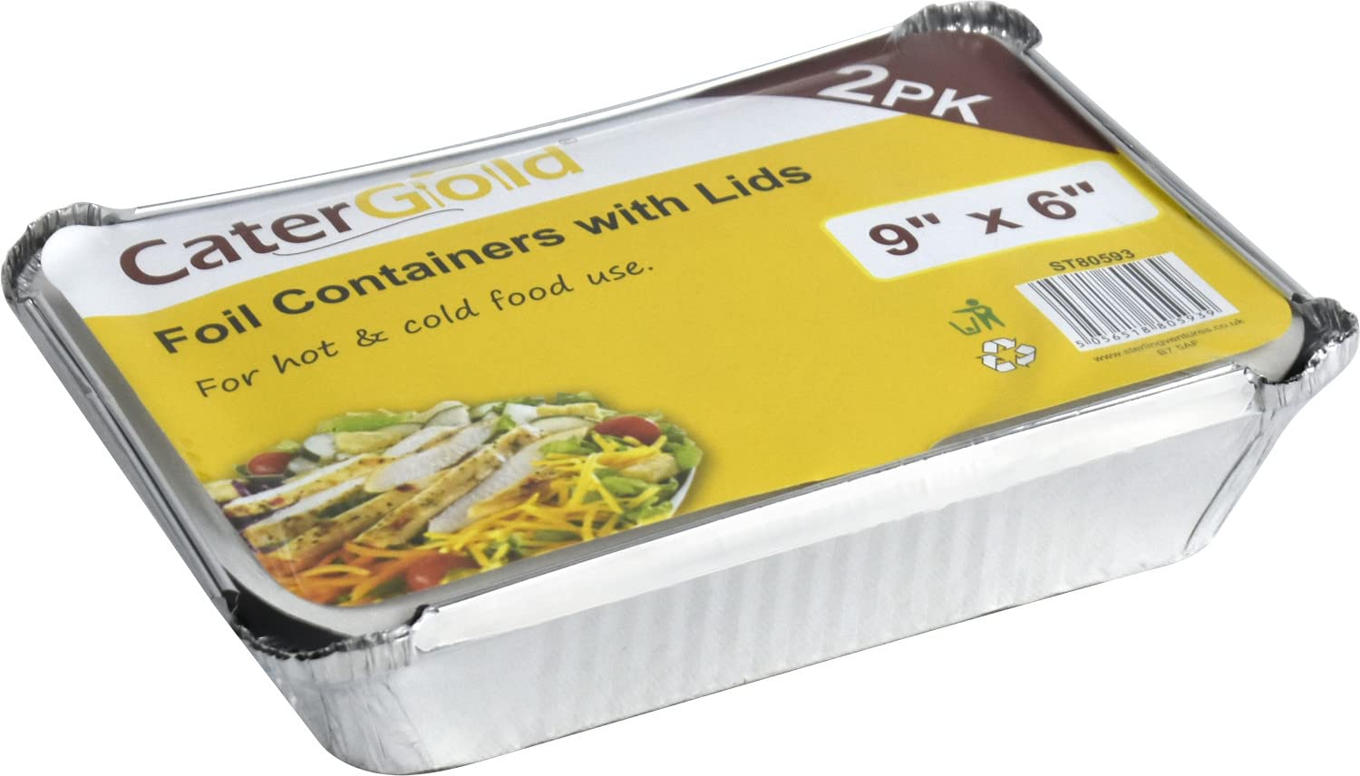 Foil Containers Catering (9" x 6" 2pk)