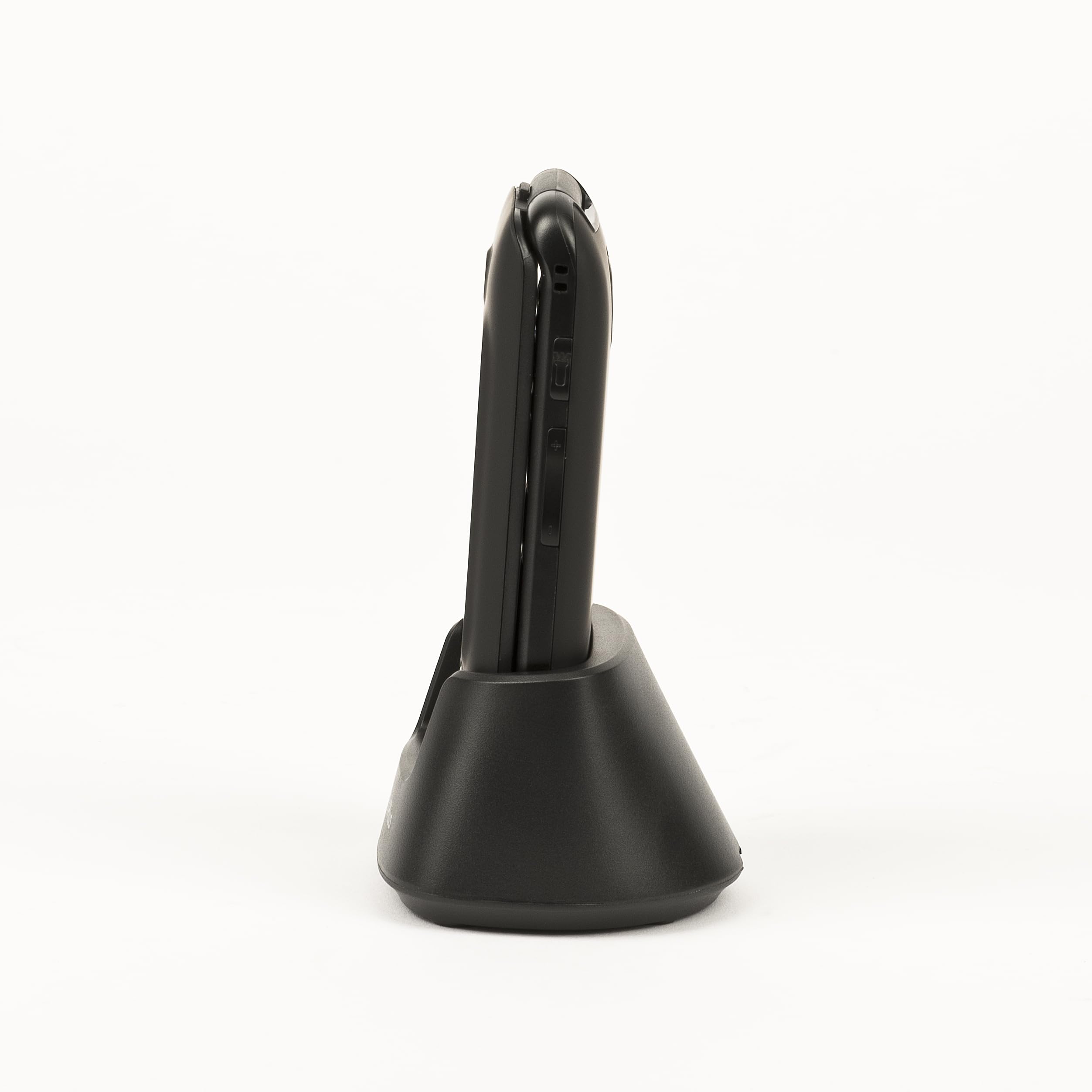 Trevi FLEX PLUS 55 Telefono Cellulare a Conchiglia per Anziani con Tasti Grandi Retroilluminati, Senior Phone con Tasto SOS Emergenza, Batteria Lunga Durata e Base di Ricarica Inclusa, Nero