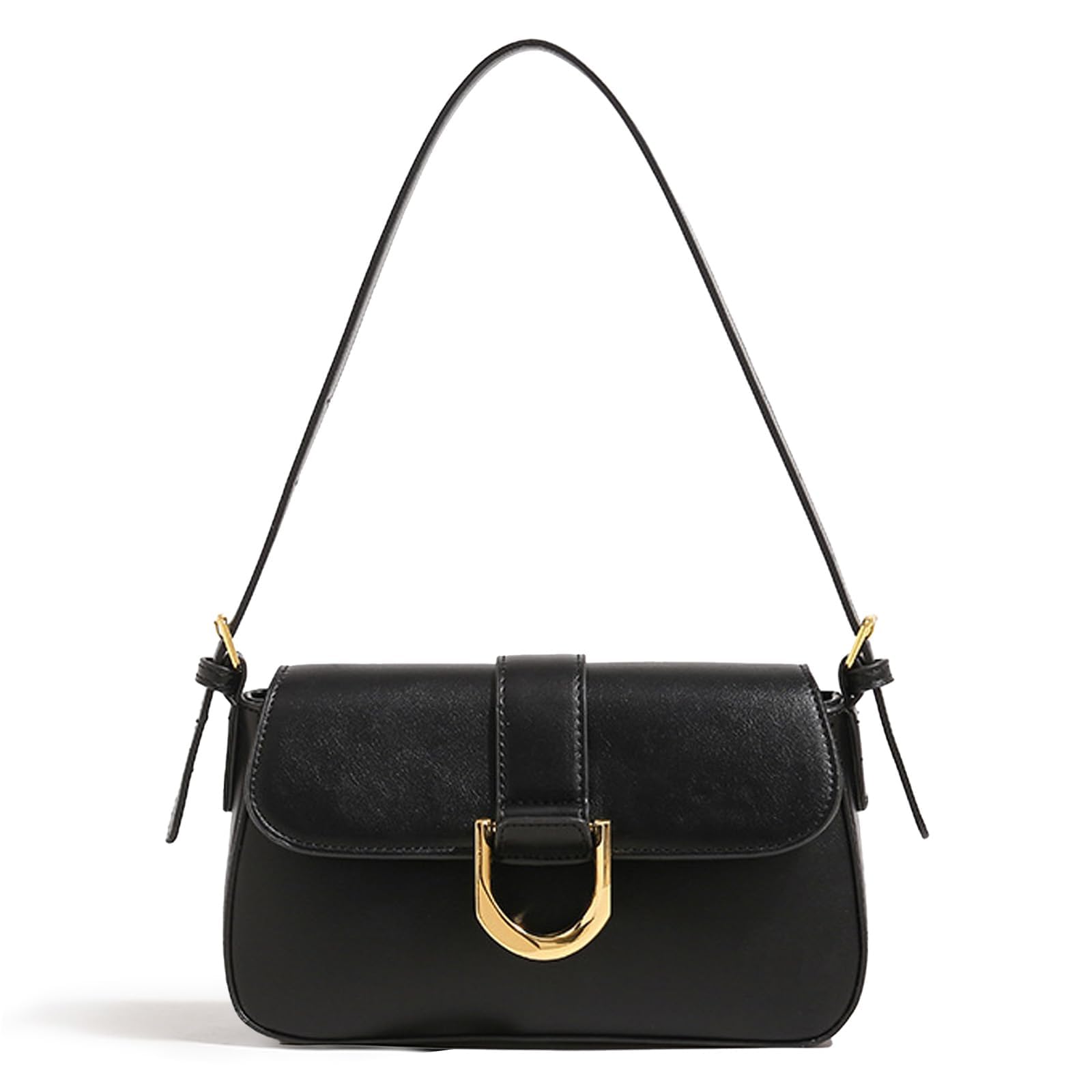 GZIXBDA Shoulder Bag for Women, Small Purses Hobo Bags for Women, PU Leather Vintage Handbag with 2 Adjustable Shoulder Strap