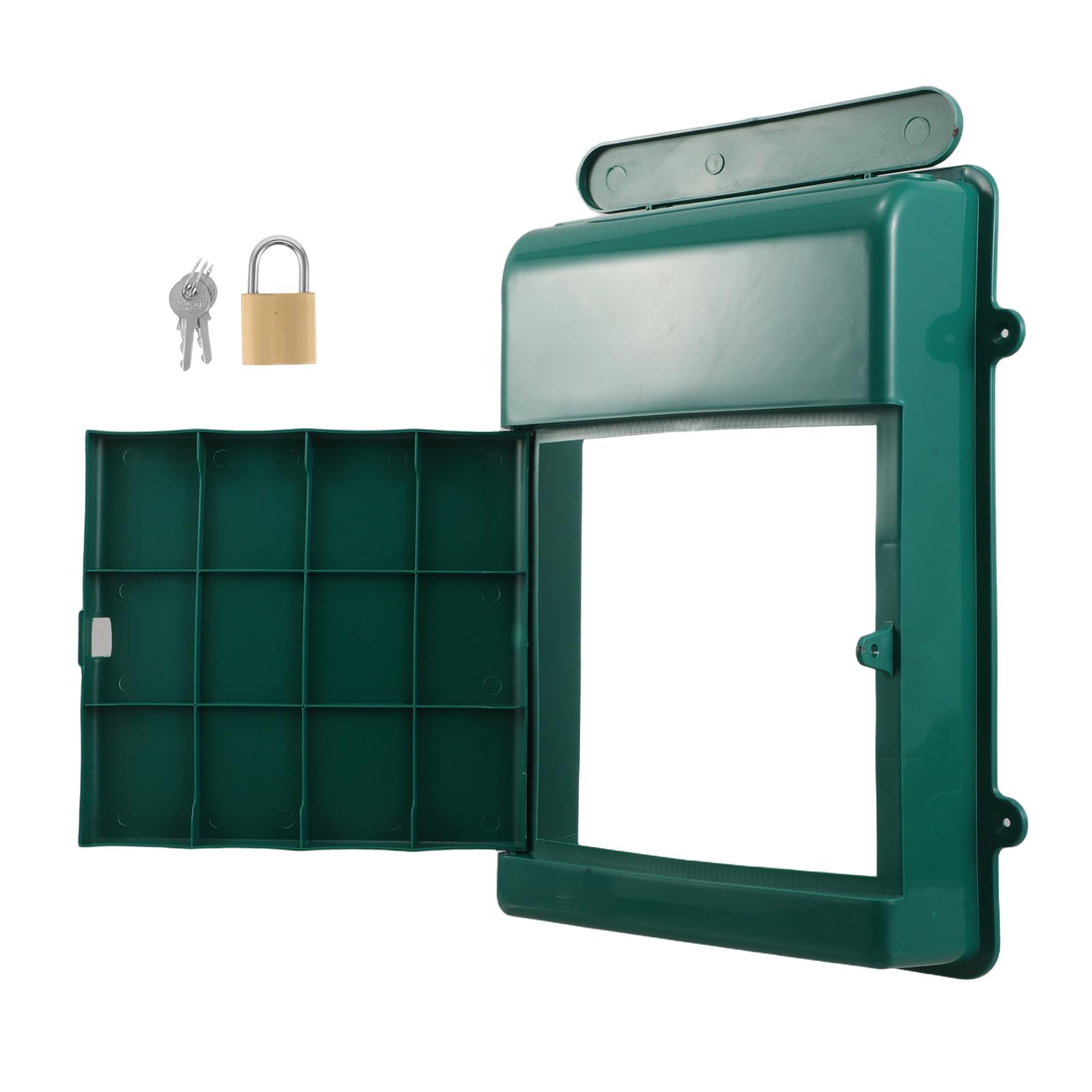 Boîte aux lettres murale plastique protection intempéries extérieur