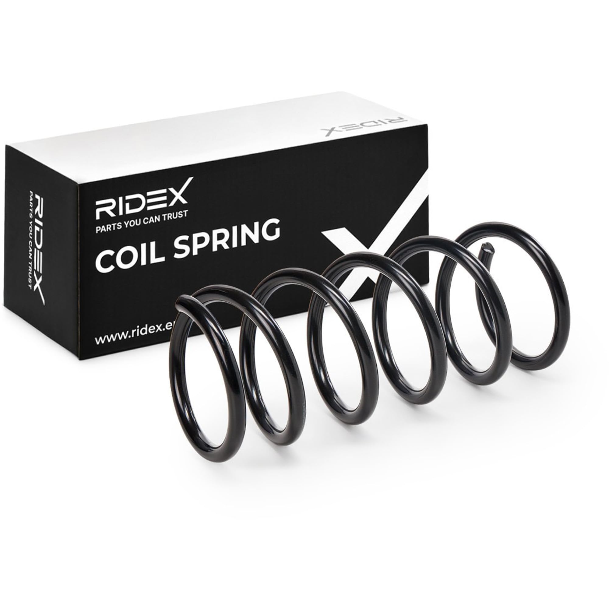 RIDEX 188C0551 2x Muelle de suspensión Eje trasero